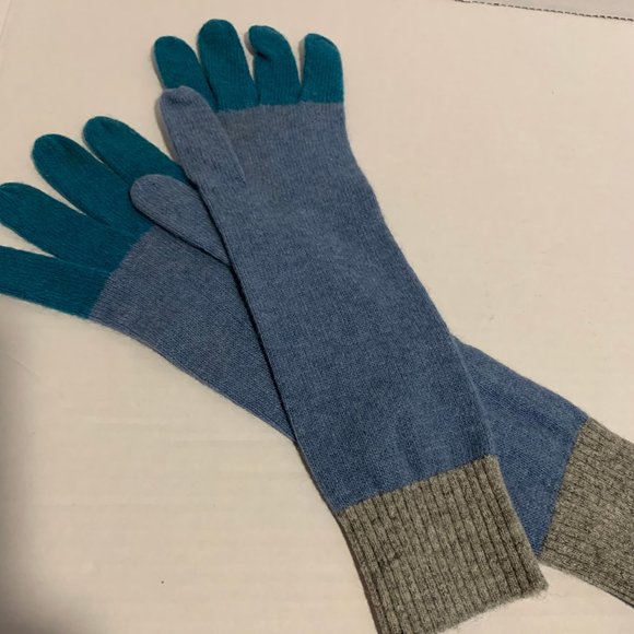 Soft & Warml Moschino Multi Colored Long Gloves Lambswool Plus - Picture 2 of 6